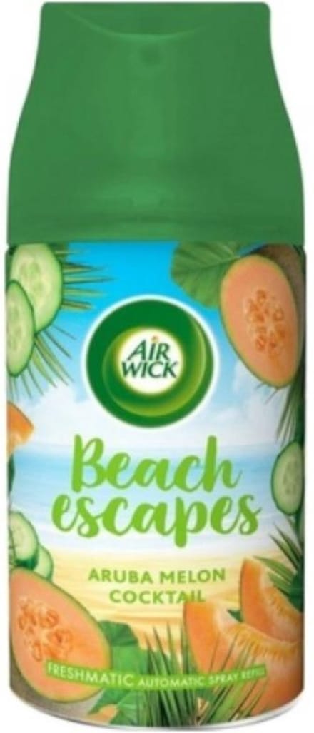 Air Wick - Luchtverfrisser - Navulling - Beach Escapes - Aruba Melon Coctail - 250ml