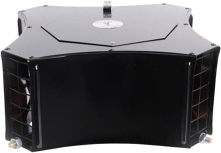 Ventura CV Installatiemateriaal Schoorsteenkap Square zwart laag model