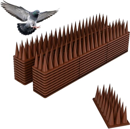Vogelwerende spikes - 20 stuks - bruin