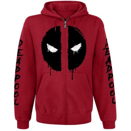 Deadpool - Disney Vest met capuchon - Logo - M - voor Mannen - rood
