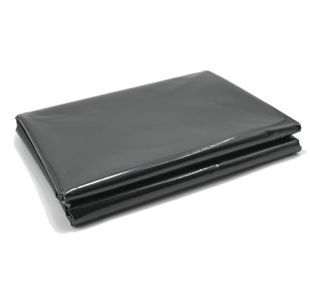 Unyqoos® zwarte polyethyleenfolie voor tuin en bouwprojecten, 2x6 meter