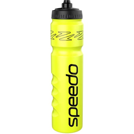Speedo Logo 1L waterfles (Geel/zwart)