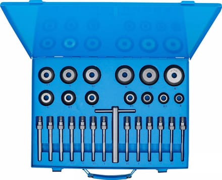 BGS Klepzittingfreesset - 30 - 60 mm - 27 delig