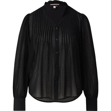 s.Oliver -qs Blouses Black Talla: 44 | Blusas Outlet | Mujer | Negro