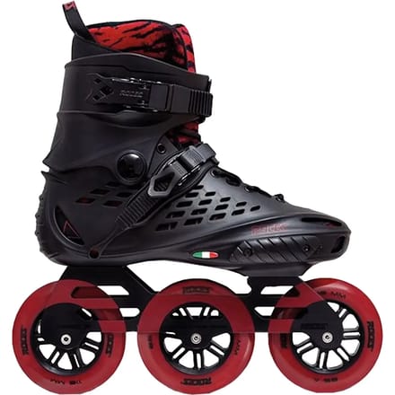 Roces X35 TIF 3x110 Savosin Heren Skeelers – 3 Wielen 110mm – Speed Inline Skates – Zwart Rood – Maat 44