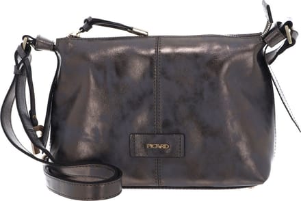 PICARD Leren Schoudertas Favourite Shoulder Bag Meteorite Blauwgrijs