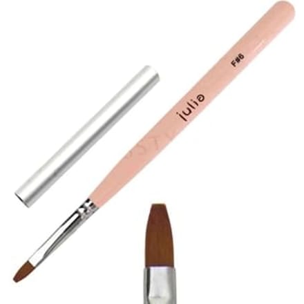Cosplus - Julia Macaron Nail Art Brush Flat F#6 1 pc
