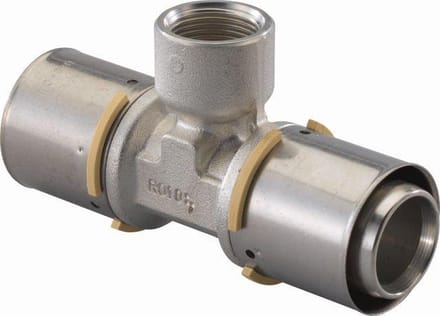 Uponor MLC T-stuk - 40x1/2x40mm binnendraadxpers