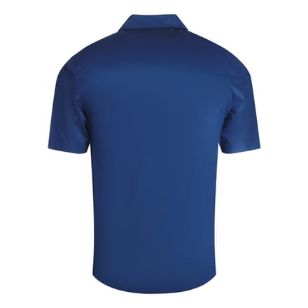 Lyle & Scott marineblauw resortoverhemd met korte mouwen