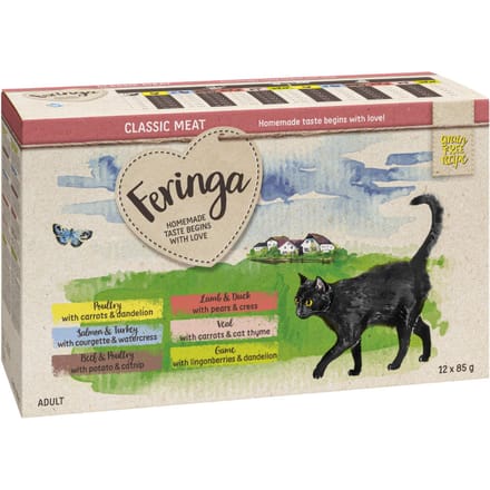 24x85g Maaltijdzakjes 2 x I Feringa Kattenvoer