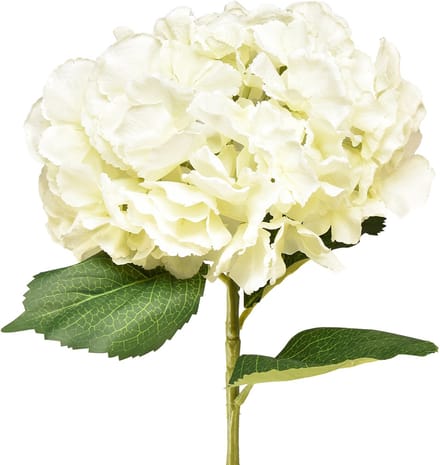 Kunsthortensia Gigant Decoratieve Bloem Wit Ø23cm L84cm