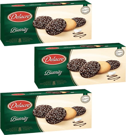 Delacre Biarritz koekjes - 175g x 3
