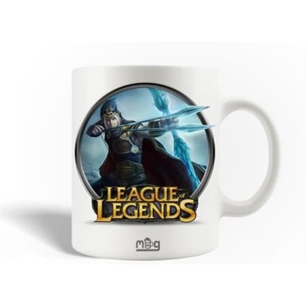 Mug en Céramique - League of Legends - Frost - 30cl - Compatible Lave-Vaisselle - Blanc