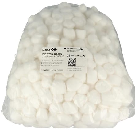 Heka Wattenbollen rondino 0.6 gram 500 Gram