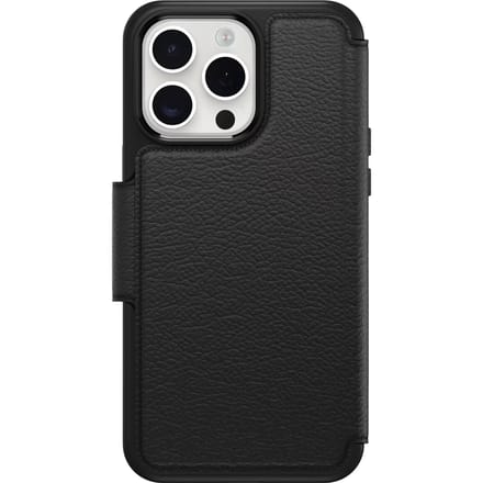 OtterBox Strada MagSafe Case - Geschikt voor Apple iPhone 15 Pro Max - Shadow - Zwart