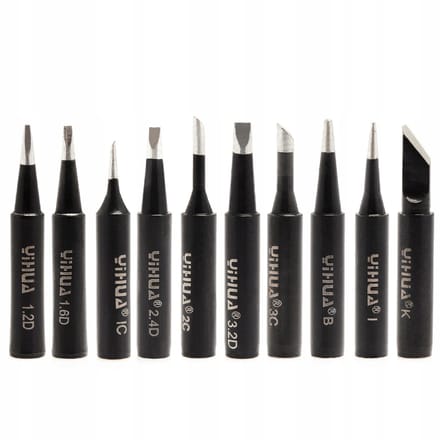 Yihua 900M Serie - Zwarte Soldeerpunten - Long Life - Set van 10