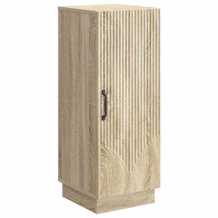 vidaXL - Dressoir - Sonoma - Eiken - 33 - x - 34,5 - x - 87 - cm - Bewerkt - hout