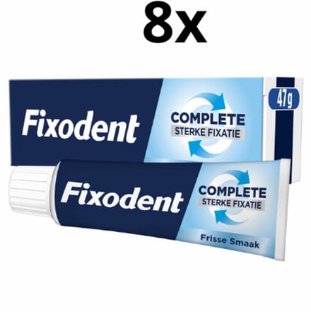 Fixodent Kleefpasta Original - 8 x 47 gram - Voordeelpakket