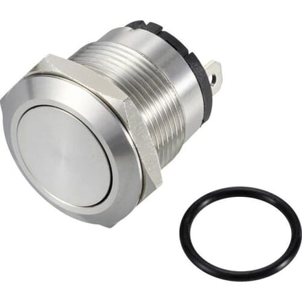 TRU COMPONENTS TC-12819636 Drukschakelaar 250 V/AC 20 A IP67 Continu 1 stuk(s)