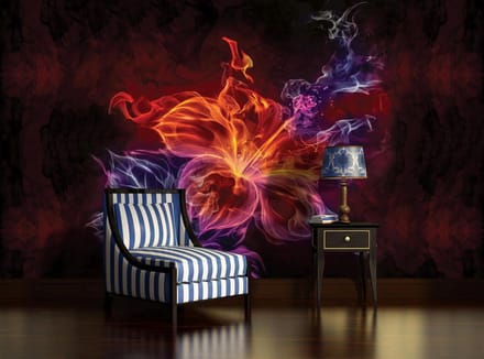 Flowers Floral Art Photo Wallcovering
