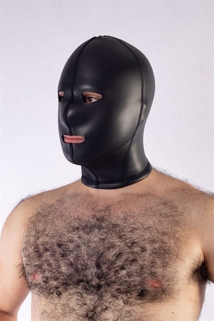 Mister B - Masker - Neoprene Hood - Ogen en Mond Open S