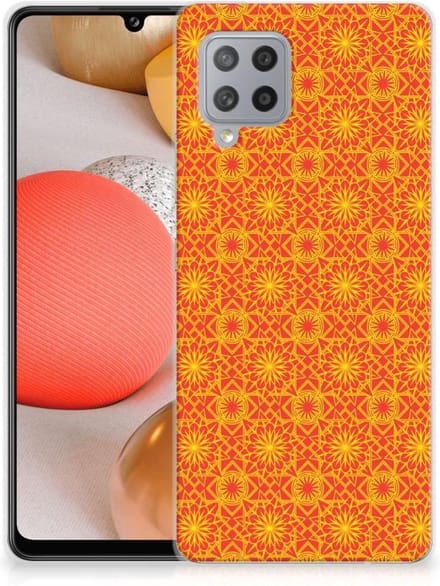 Samsung Galaxy A42 TPU bumper Batik Oranje
