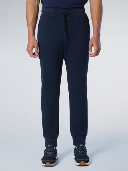 North Sails Joggingbroek Piqué Scuba Stof met Cargo Style