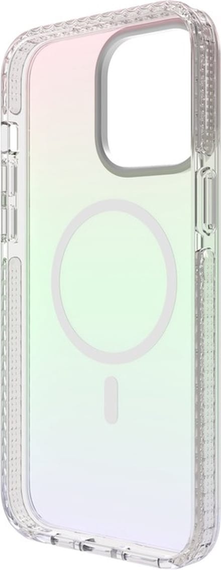 SoSeven, Hoesje Geschikt voor Apple iPhone 15 Pro Max MagSafe iriserende regenboog, Veelkleurig