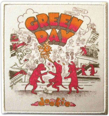 Green Day - Dookie 30th Anniversary Patch - Gebroken wit/Multicolours