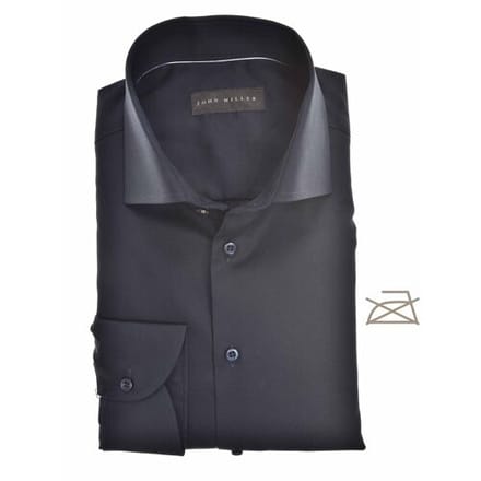 John Miller Overhemd Tailored Uni Non Iron Donker Blauw / male