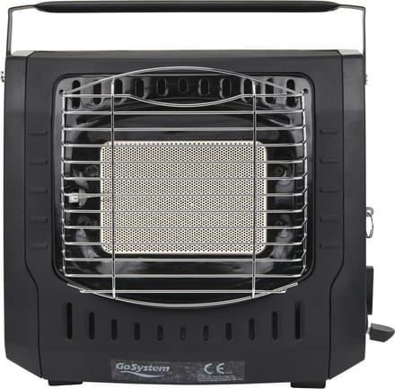 GoSystem Dynasty – Gaskachel – Traploos Regelbaar – Draagbaar - Piezo Ontsteking - 2000 Watt