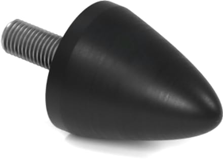 Rubbermagazijn - Parabool demper - Type KP/D - 30x36mm - M8 - Set 10 stuks