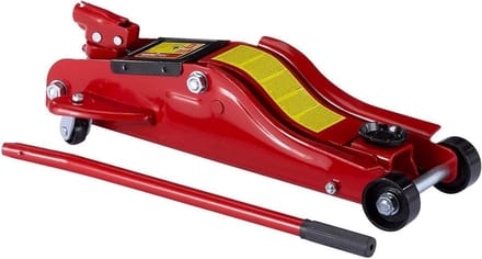 Hydraulische Krik - Garagekrik Auto - Onderhoud Voertuigen - Extra Lage Constructie - 2 Ton Hefkracht - Meerkleurig