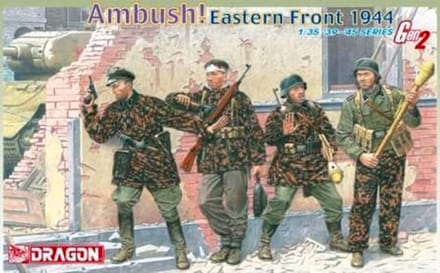 Dragon Modelbouwpakket Militaire voertuigen - 6333 Ambush! - Eastern front 1944 - Gen2 Plastic - 1:35 - Modelbouw