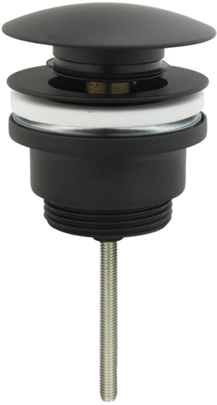 FugaFlow Efficiente Sobrado Klikwaste afvoerplug mat zwart -