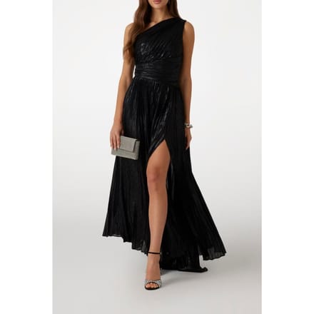 GUESS Marciano By  Stephany Gown Shiny Black Foil Taglia: 46 | Maxi abiti Outlet | Donna | Nero