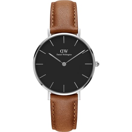 Daniel Wellington DW Watch Petite Durham Black Silver 32mm