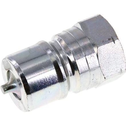 Stalen DN 20 Hydraulische Koppeling Insteeknippel 3/4 inch NPT binnendraad ISO 7241-1 B D 31.4mm
