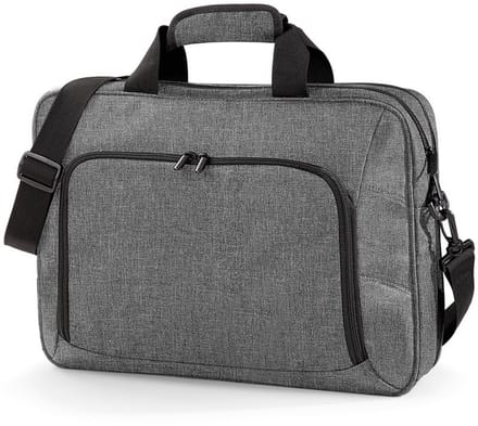 Quadra Laptoptas - 41x30 cm - grijs - laptop schoudertas - 13 liter - werktas