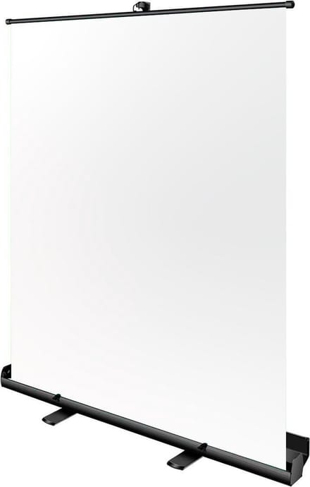 Bresser Opvouwbaar Achtergrondscherm - Wit - 150x200cm  -Incl. Inklapsyteem
