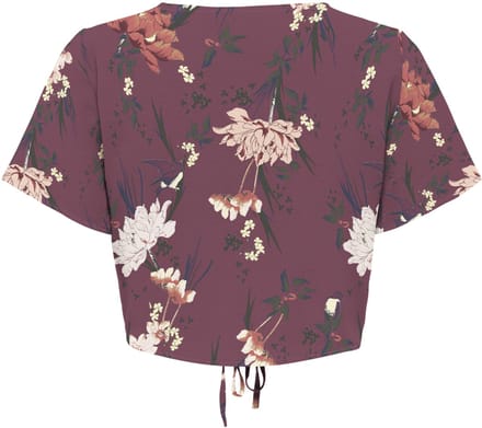ONLY - ONLNOVA LIFE S/S RUCHING TOP AOP PTM - Meisjes - Blouses