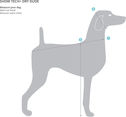 Show Tech - Dry Dude - XL - Purple - Badjas Hond - Honden Badjas