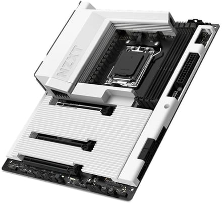 NZXT N7 B850 - Moederbord ATX - Socket AM5 - AMD B850 - DDR5 -Wi-Fi 6E - Bluetooth 5.4 - Wit