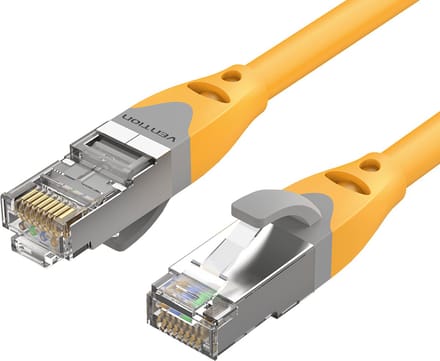 Vention IBHYH netwerkkabel Geel 2 m Cat6a S/FTP (S-STP)