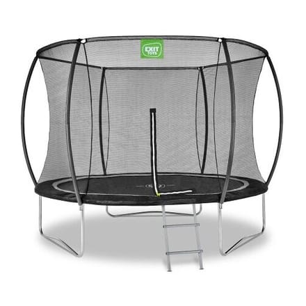 EXIT Black Edition Trampoline ø244cm - Op Poten - Rond - Trampoline Buiten - Voor Kinderen - Zwart