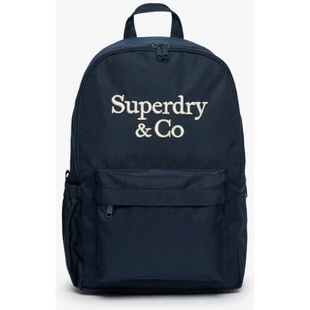 Superdry Company Logo Rugzak Normale Pasvorm Blauw Grootte: 1SIZE