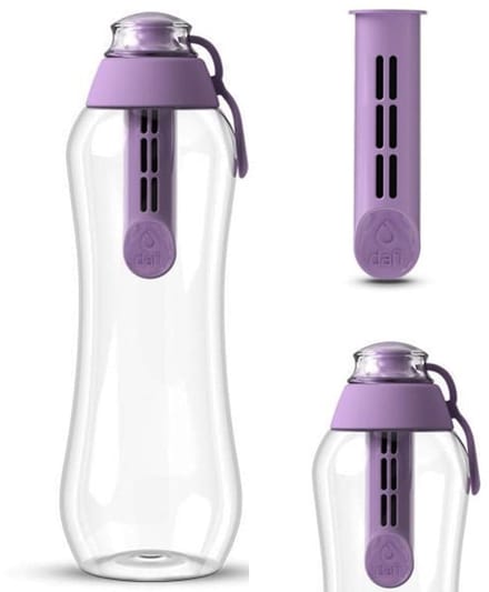 Dafi - Waterfles - Lawendekleurig - 0,3L - Inclusief Filter