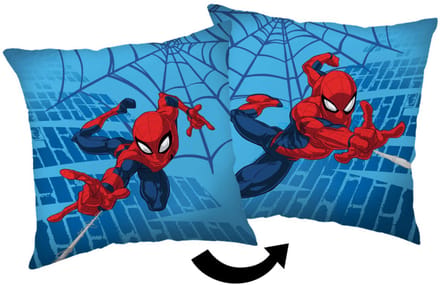 Spiderman Blauw fluwelen kussenhoes 40x40 cm