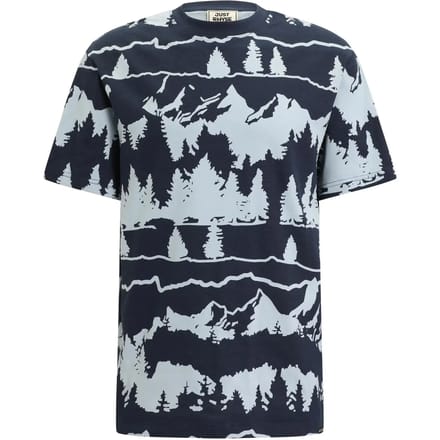Just Rhyse - Snow Heren Tshirt - L - Donkerblauw/Wit
