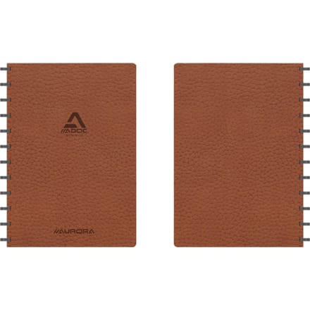 Adoc Business schrift | ft A4 | 144 bladzijden | geruit 5 mm | bruin